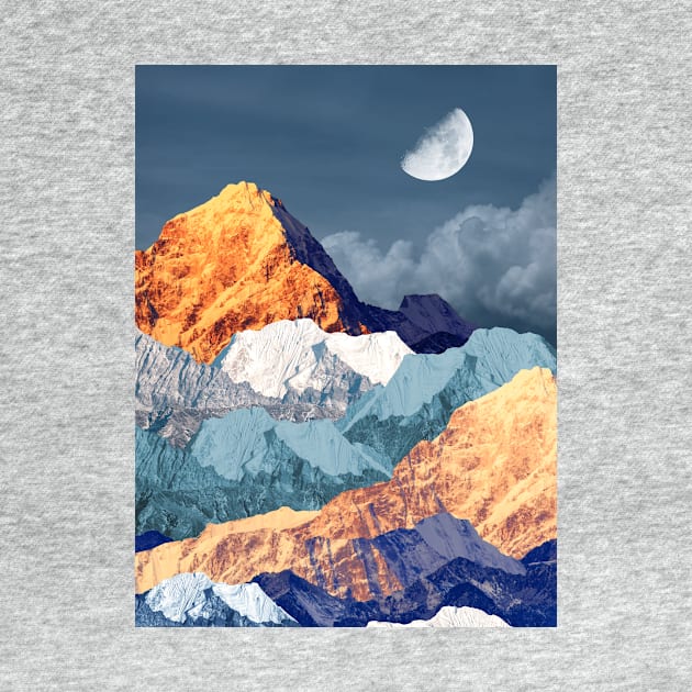 When Men and Mountains meet by leafandpetaldesign